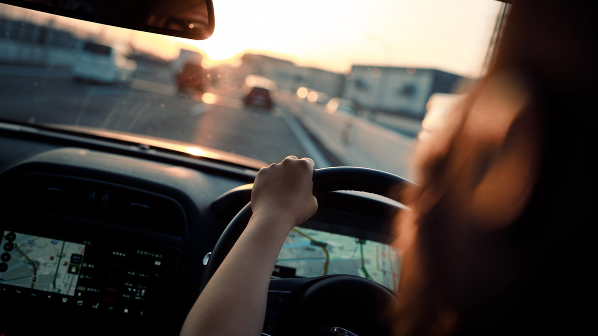 Person driving