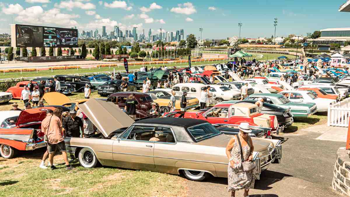 large car show in Melbourne