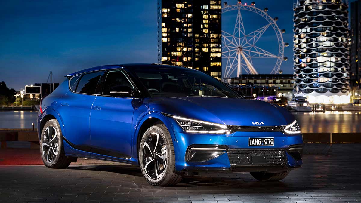 The Kia EV6 battery electric vehicle.