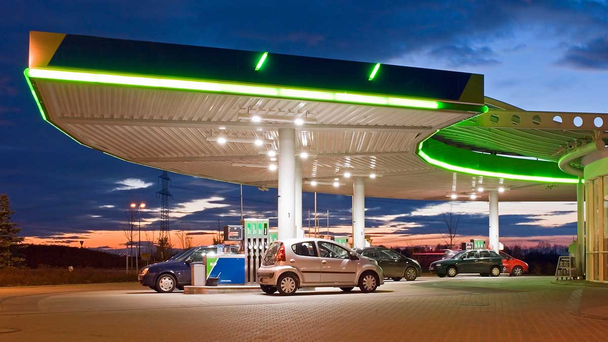 A service station