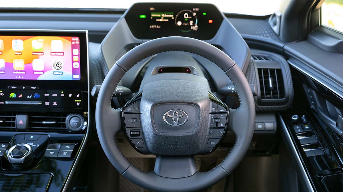 2024 Toyota bZ4X cockpit