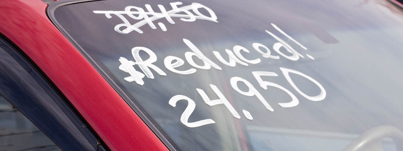 Car with reduced price