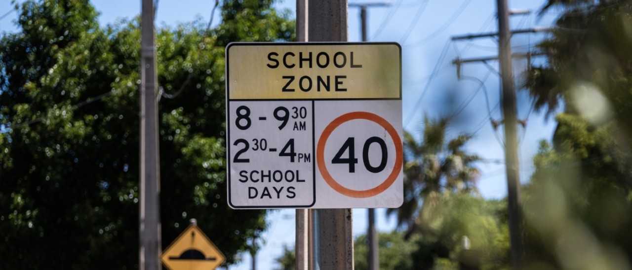 School crossing sign
