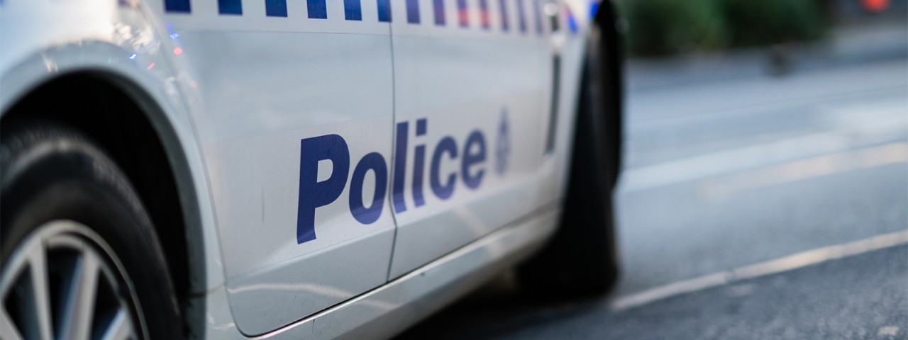 533293896 A close-up of a police car