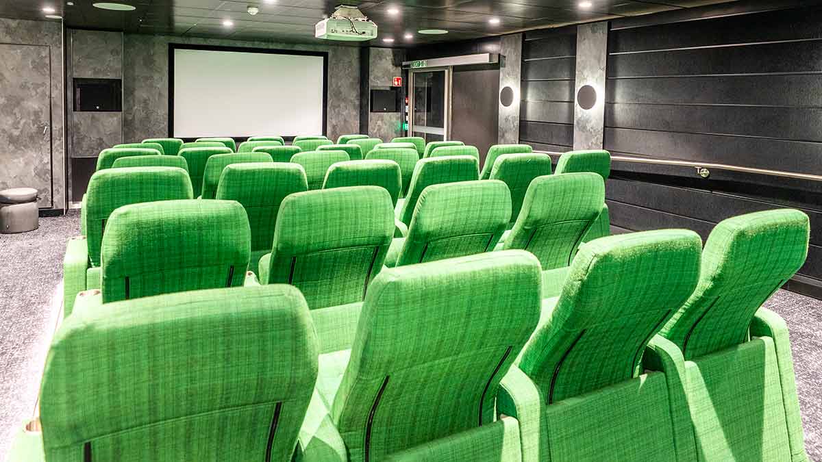 Small cinema on Spirit of Tasmania.