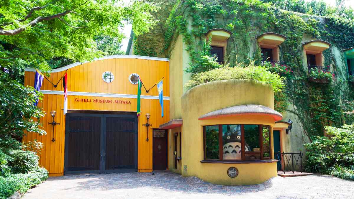 exterior shot of Ghibli Museum