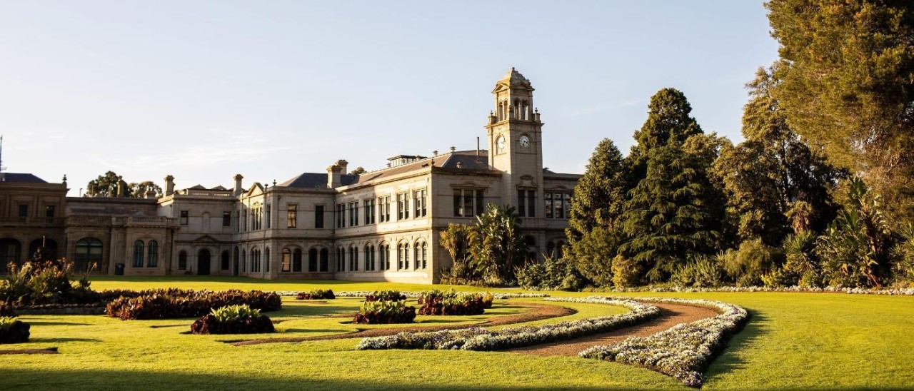 The grounds of Werribee Park Mansion