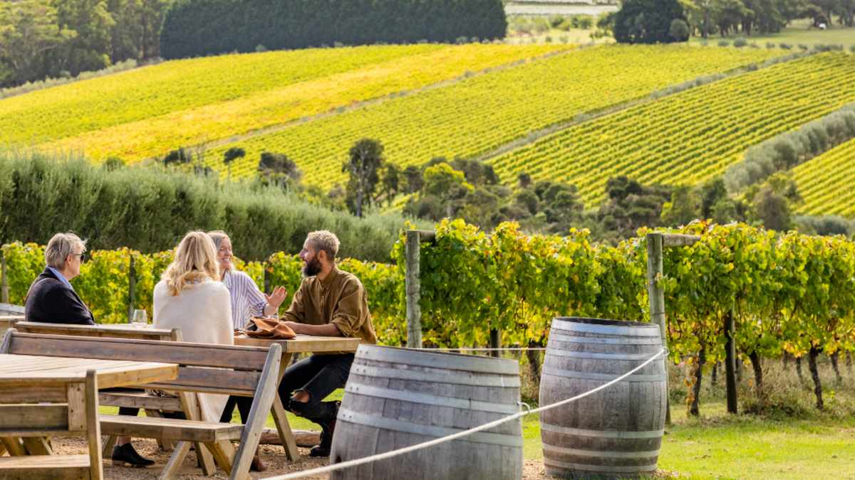 People bathing at Hot Springs