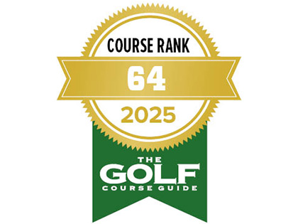 Course rank 64 2025 at the Golf Course guide awards